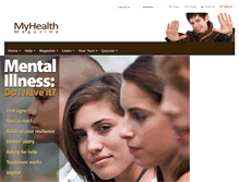 Tablet Screenshot of myhealth.yoomagazine.net